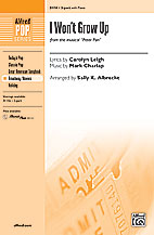 I Won't Grow Up - 2-Part Choral Octavo (Digital Download)