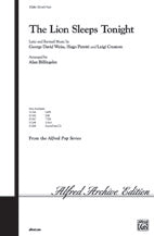The Lion Sleeps Tonight - SSA Choral Octavo (Digital Download)