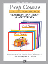 Alfred's Basic Piano Prep Course: Activity & Ear Training Book Teacher's Handbook and Answer Key, Levels A-F: For the Young Beginner (Digital Download)