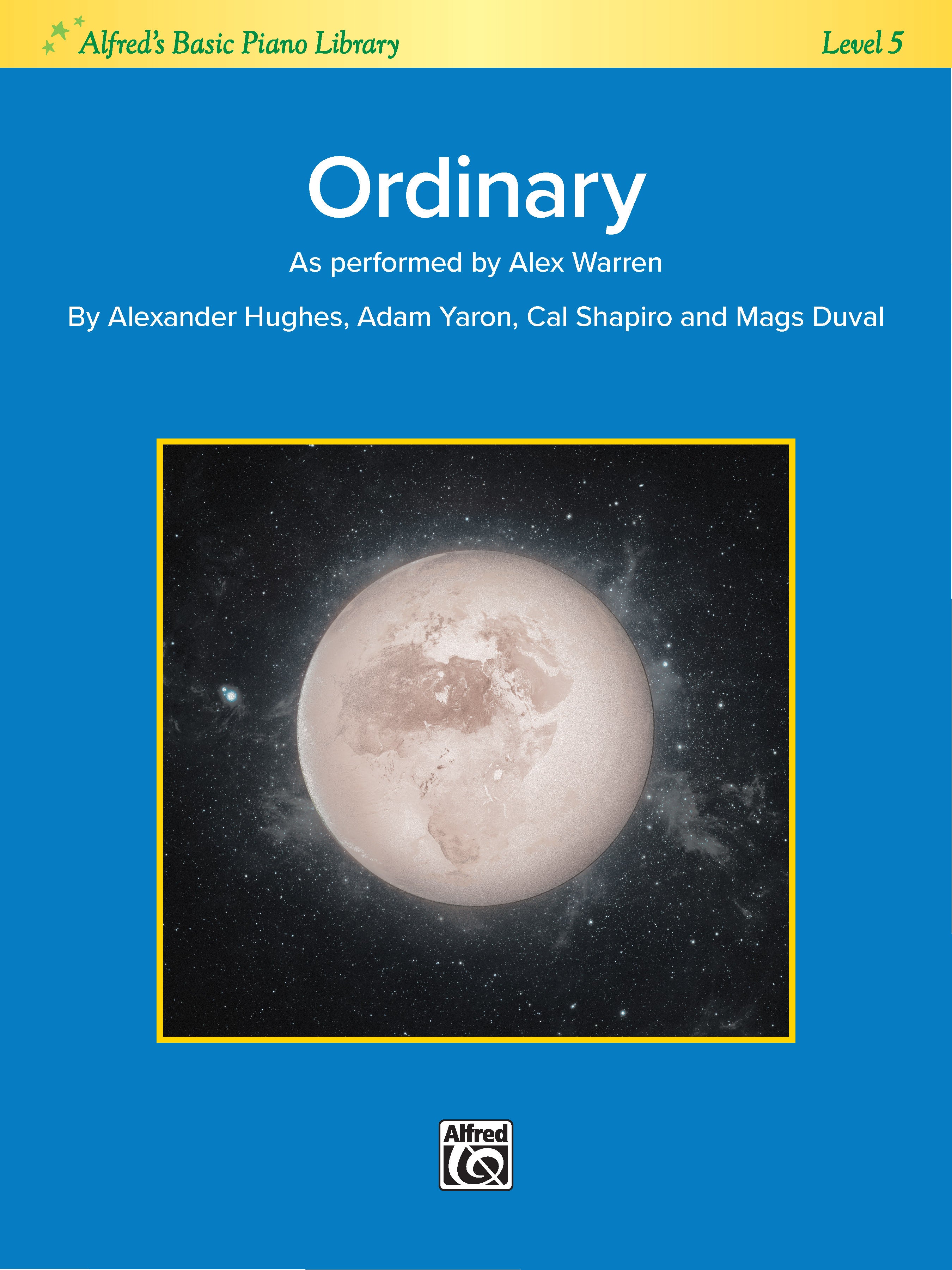 Ordinary (Alex Warren) - Easy Piano (Digital Download)