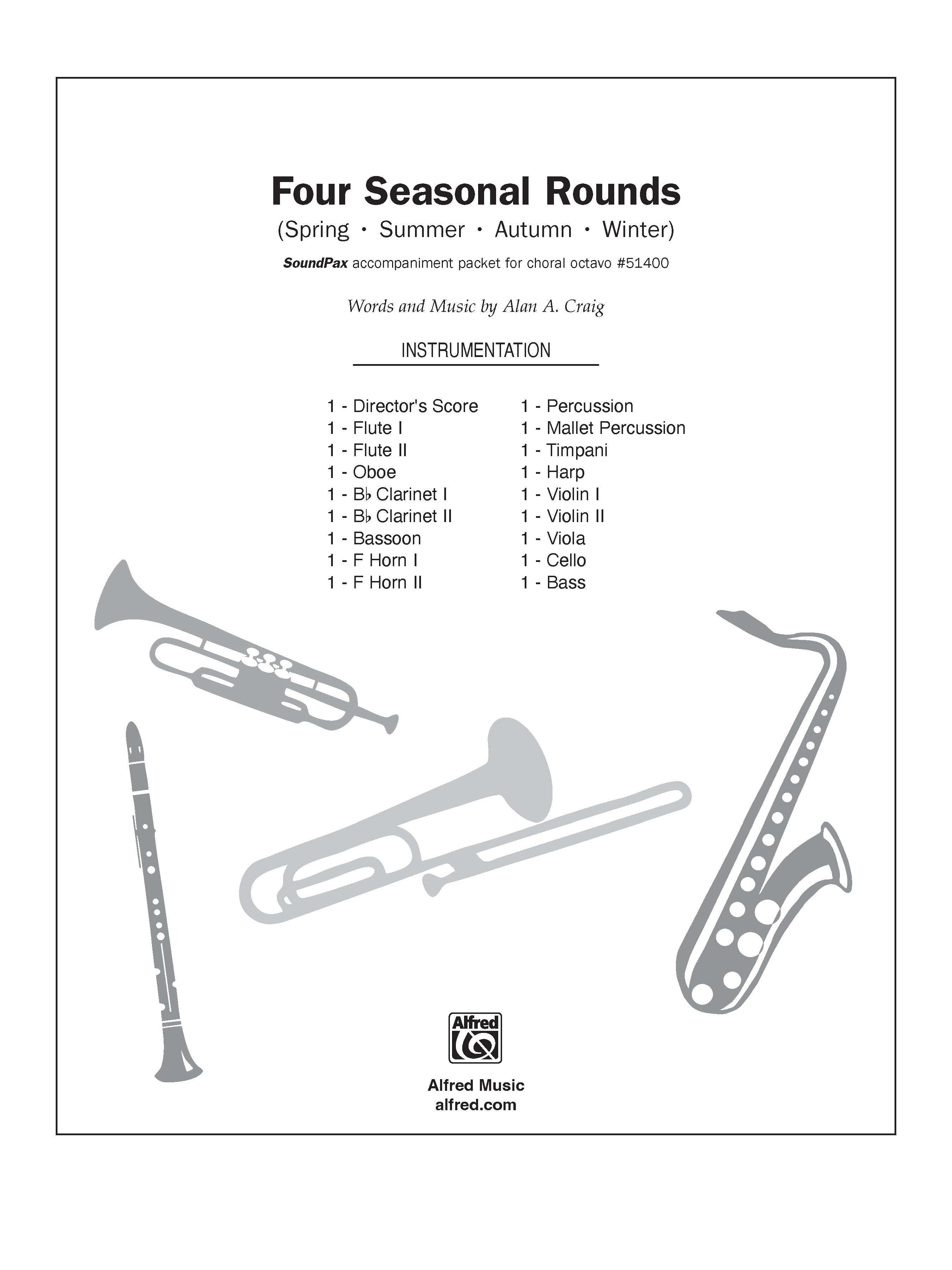 Four Seasonal Rounds - Choral Orchestration (Digital Download)
