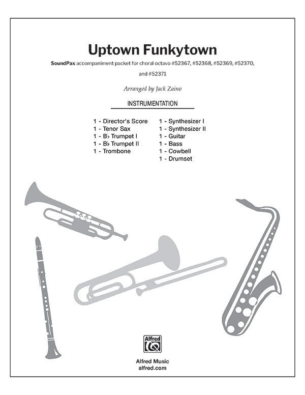 Uptown Funkytown - Choral SoundPax (Digital Download)