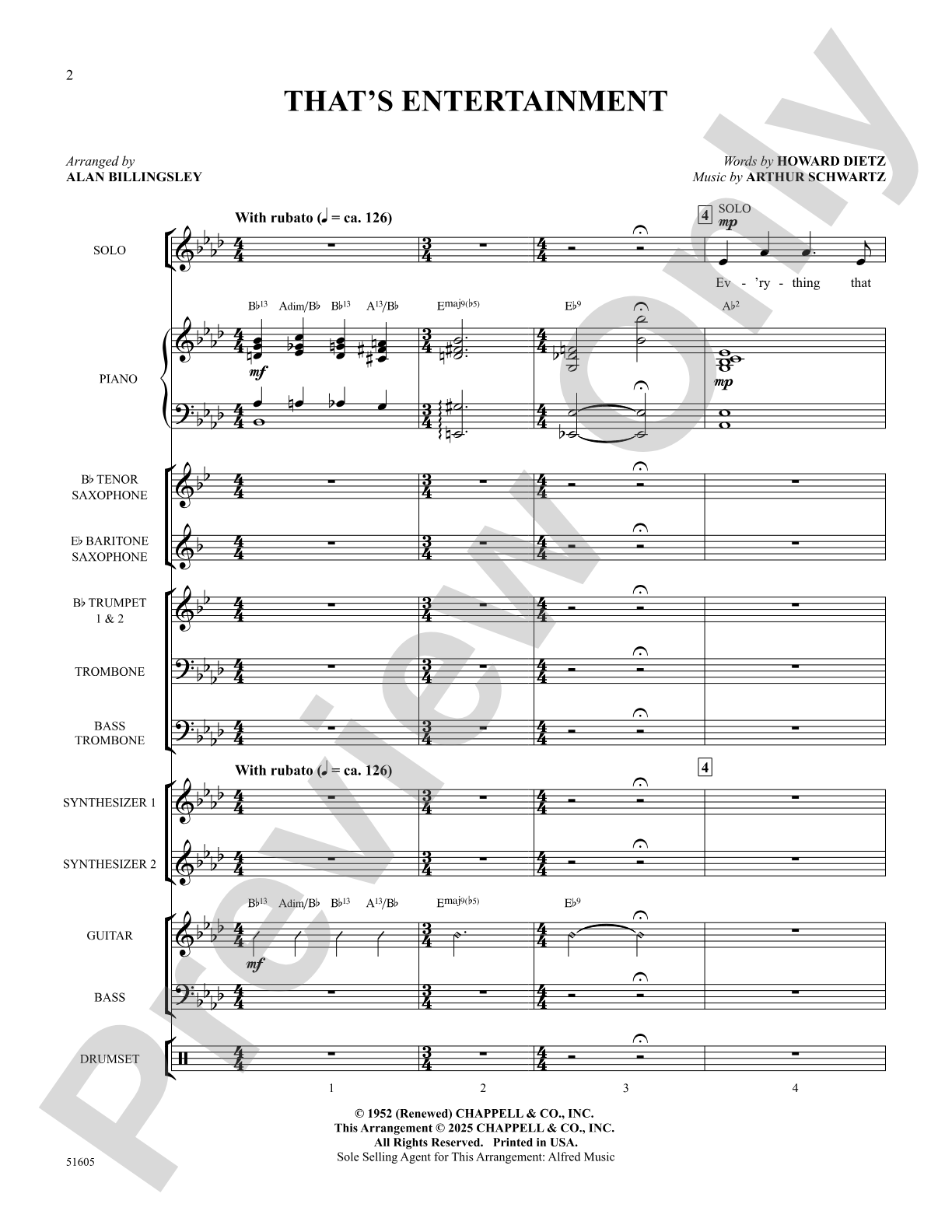 That's Entertainment - Choral SoundPax (Digital Download)