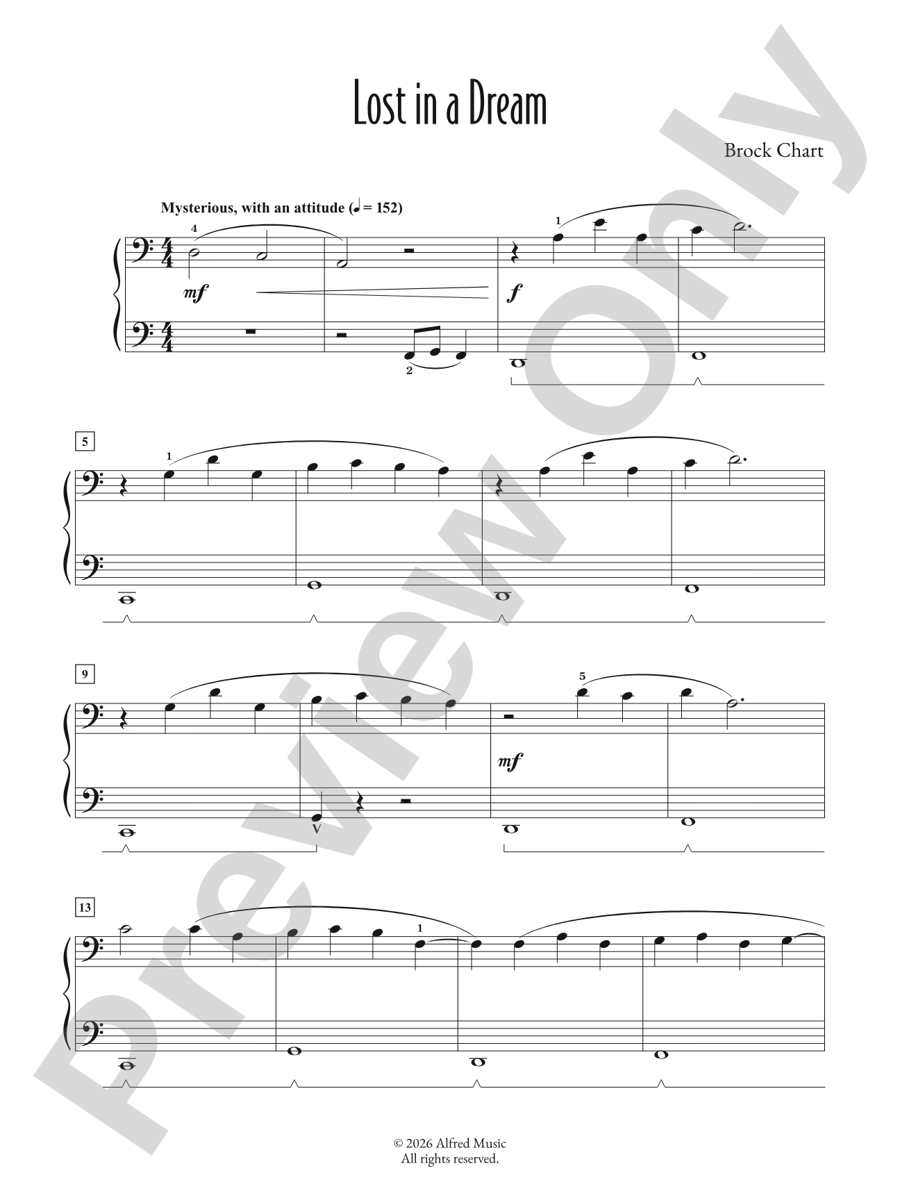 Lost in a Dream - Piano (Digital Download)