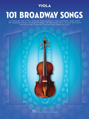 101 Broadway Songs - Viola Solo - Hal Leonard 154207
