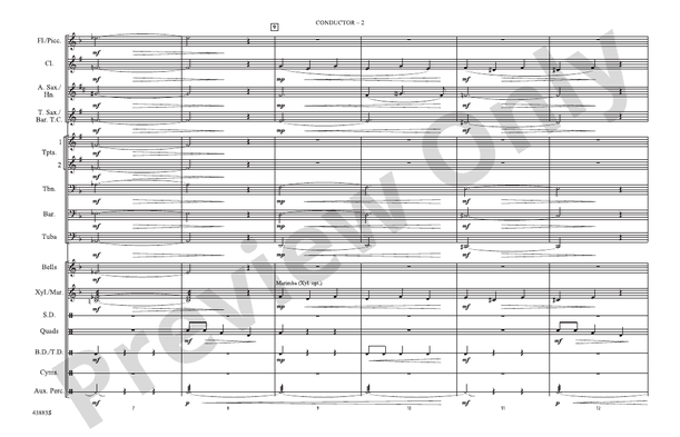 Godzilla, Part 1 – Marching Band Conductor Score & Parts (Digital Download)
