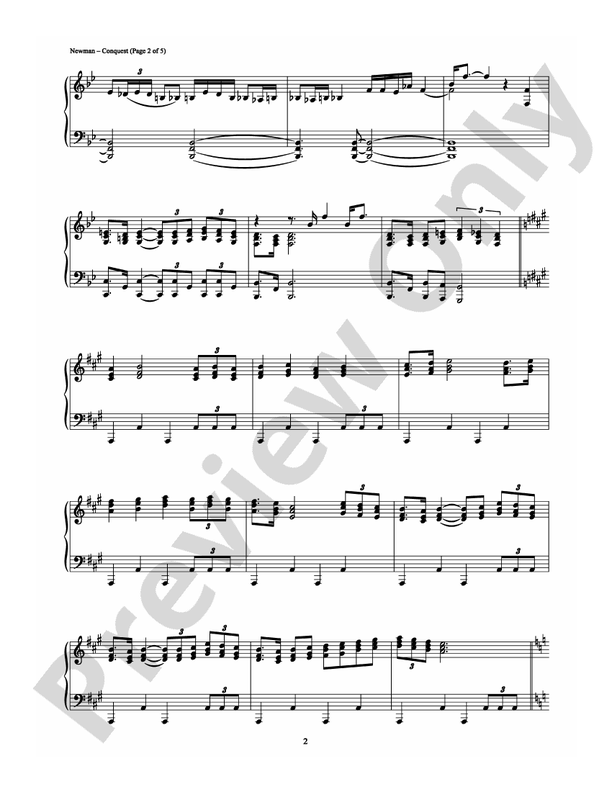 Conquest - Piano (Digital Download)