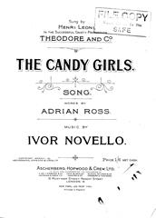 The Candy Girls (from 'Theodore & Co.') - Vocal/Piano (Digital Download)