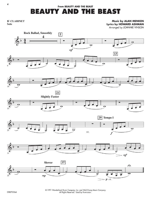 Essential Elements Disney Favorites - Clarinet - Hal Leonard