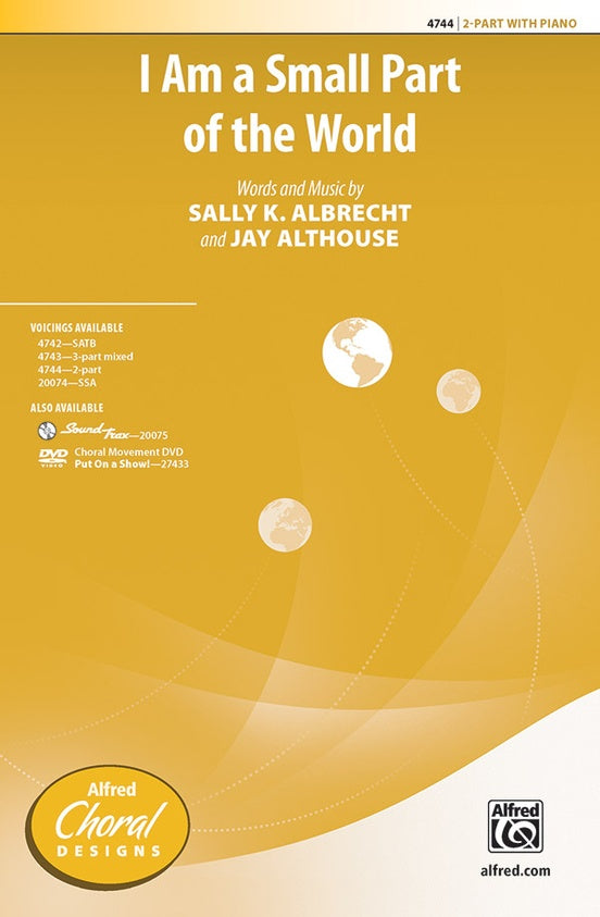 I Am a Small Part of the World - 2 Part Treble Choral Octavo (Digital Download)