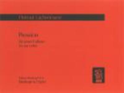Pression for one cellist - Helmut Lachenmann - Cello Breitkopf & Hartel