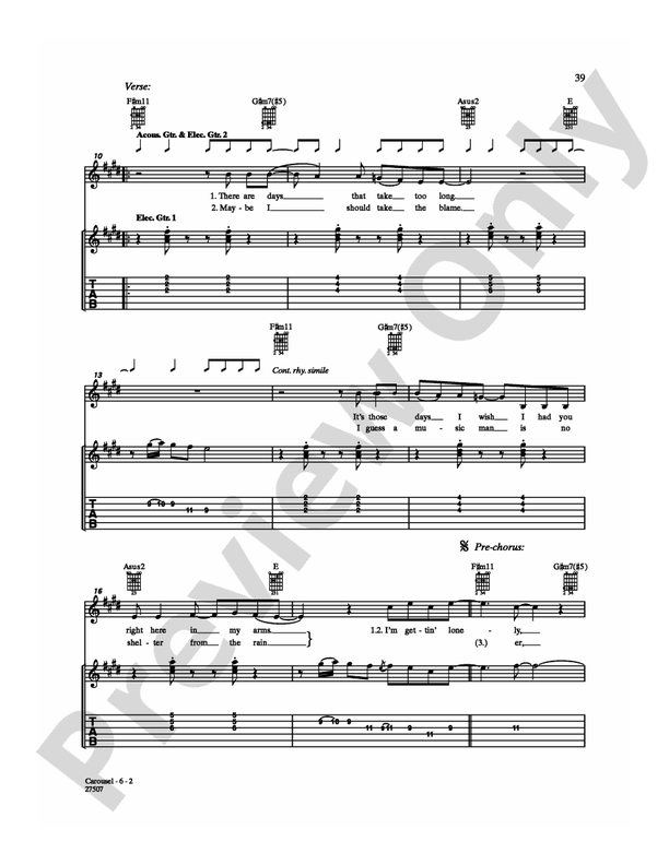 Carousel - Guitar TAB (Digital Download)