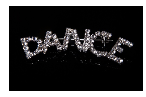 Sparkly Dance Brooch