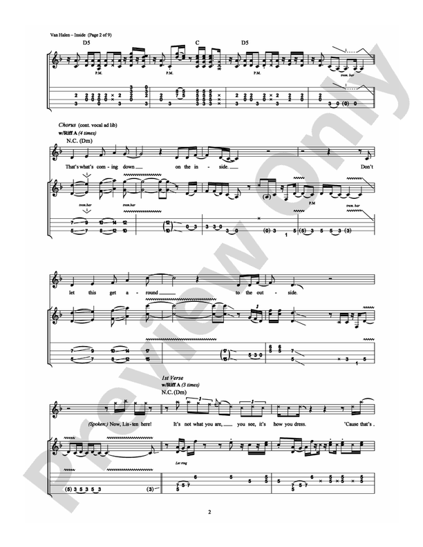 Inside - Guitar TAB (Digital Download)