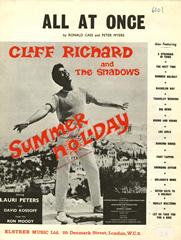 All At Once (from 'Summer Holiday') - Cliff Richard - PVG (Digital Download)