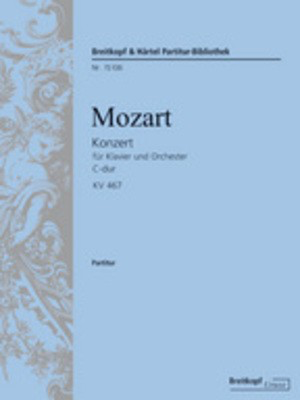 Piano Concerto No. 21 in C major K. 467 - Study Score - Wolfgang Amadeus Mozart - Breitkopf & Hartel Study Score