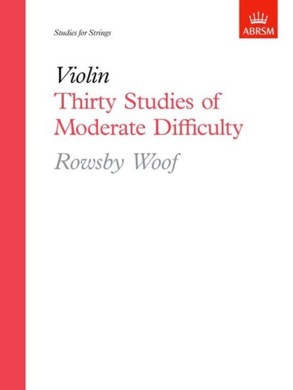 30 Studies of Moderate Difficulty for Violin