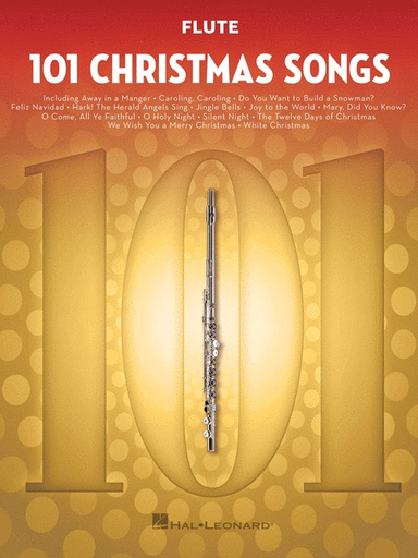 101 Christmas Songs - Flute Solo - Hal Leonard 278637