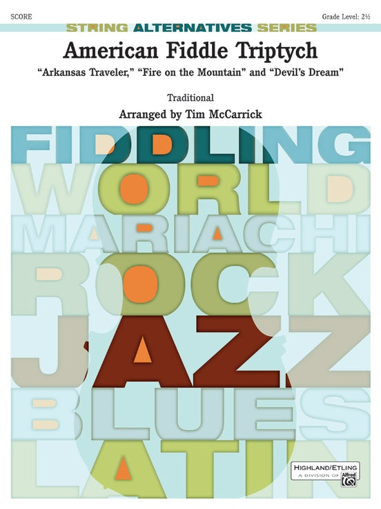American Fiddle Triptych – String Orchestra Conductor Score & Parts (Digital Download)