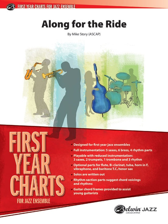 Along for the Ride – Jazz Ensemble Conductor Score & Parts (Digital Download)