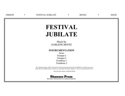 Festival Jubilate - Earlene Rentz - Shawnee Press Instrumental Parts