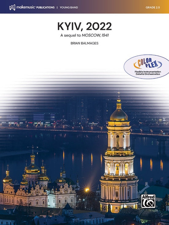 Kyiv, 2022 – Concert Band Conductor Score & Parts (Digital Download)