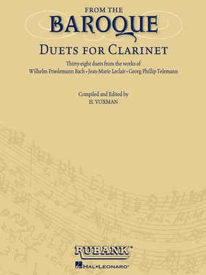 From the Baroque - Duets for Clarinet - Clarinet Rubank Publications Clarinet Duet