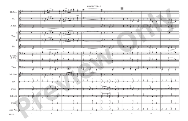 Liar – Marching Band Conductor Score & Parts (Digital Download)