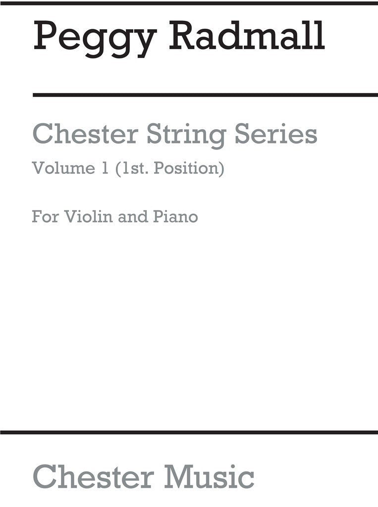 Chester String Series Volume 1 - Violin/Piano Accompaniment Chester CH01578