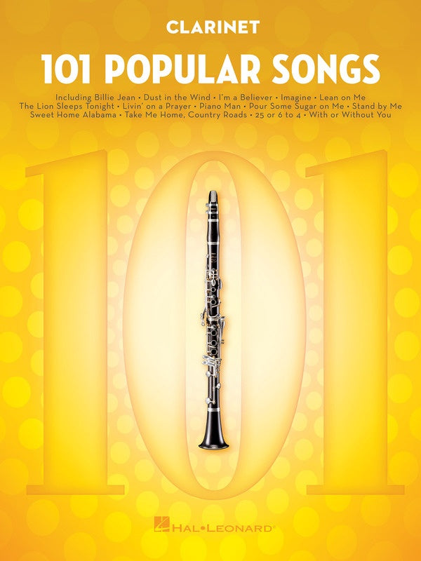 101 Popular Songs - Clarinet Solo - Hal Leonard 224723
