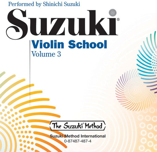Suzuki Violin School Volume 3 CD