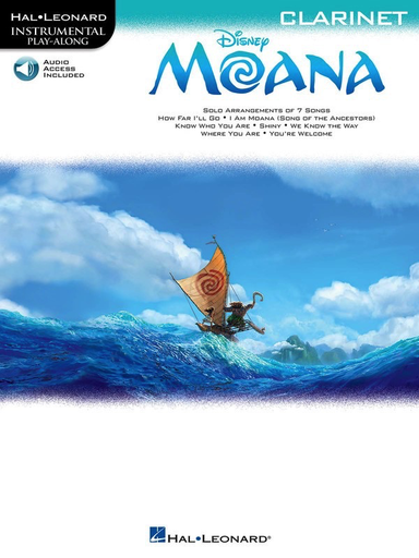 Moana Book - Clarinet/Audio Access Online Hal Leonard 224796