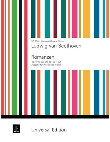 2 Romances for Violin and Piano Op 40 & 50