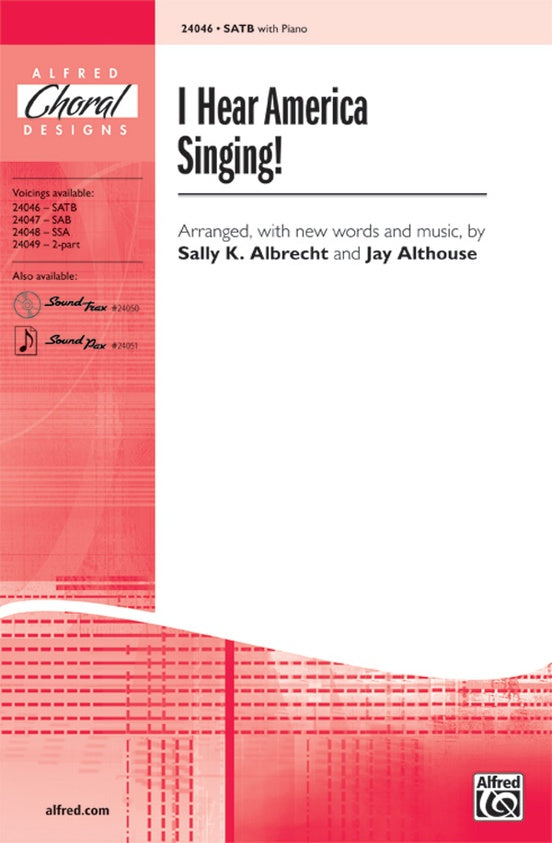I Hear America Singing! – SATB Choral Octavo - Digital Sheet Music Download (Digital Download)