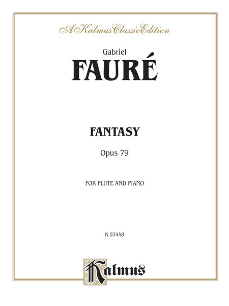 Fantasy Op 79 for Flute and Piano