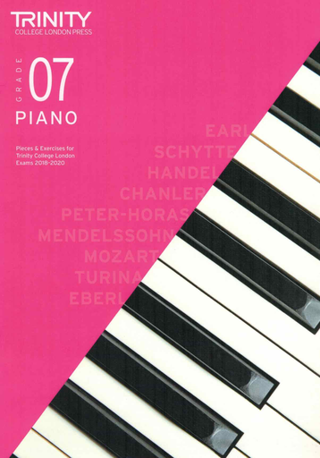 Trinity Piano Exam Pieces 2018-20 Grade 7 - Piano Part Only Trinity TCL016652
