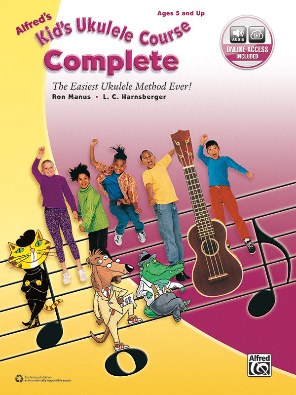 Alfreds Kids Ukulele Course Complete Book/CD