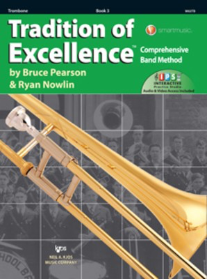 Tradition of Excellence Book 3 - Trombone - Comprehensive Band Method - Trombone Bruce Pearson|Ryan Nowlin Neil A. Kjos Music Company Sftcvr/Online Media