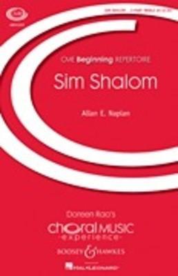 Sim Shalom - (Grant Peace) CME Beginning - Allan Naplan - 2-Part Treble Boosey & Hawkes Octavo