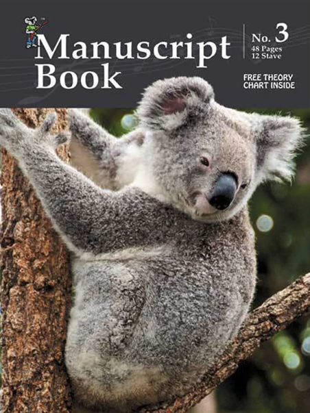 Manuscript Book 3 Stapled 48 Pages 12 Stave