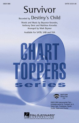 Survivor - Anthony Dent|Beyonce Knowles|Matthew Knowles - SSA Mark Brymer Hal Leonard Octavo