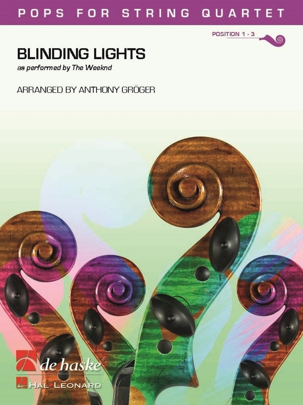 The Weeknd - Blinding Lights - String Quartet arranged by Groger DeHaske DHP1226451070