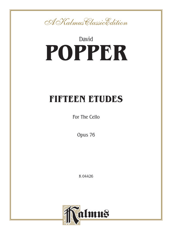 15 Etudes for Cello Op 76