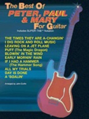 The Best of Peter, Paul and Mary for Guitar - Guitar TAB - Guitar Alfred Music Guitar TAB