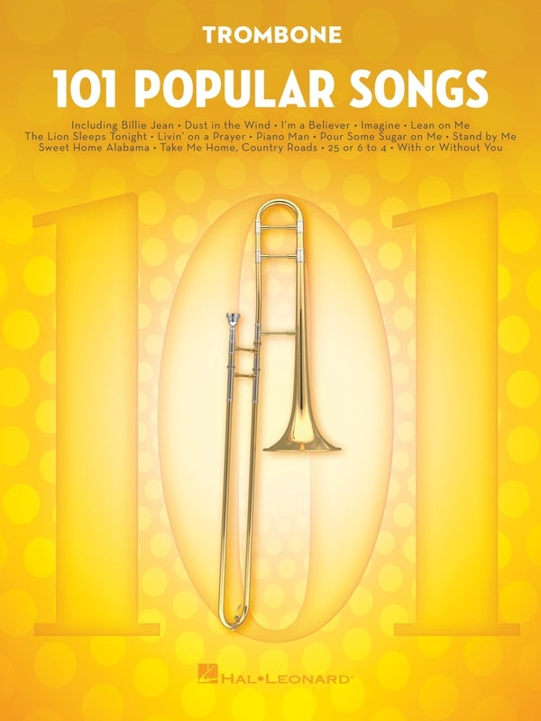 101 Popular Songs - Trombone Solo - Hal Leonard 224728