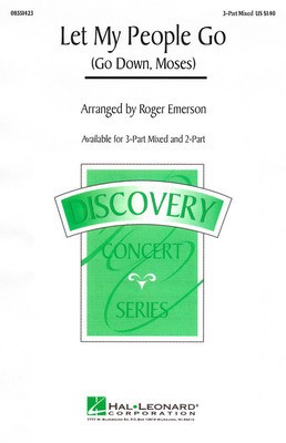 Let My People Go - (Go Down, Moses) - 3-Part Mixed Roger Emerson Hal Leonard Choral Score Octavo