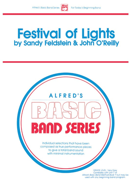 Festival of Lights (with optional chorus) - Concert Band Conductor Score & Parts (Digital Download)