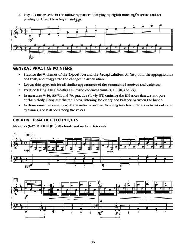 Classics for the Developing Pianist Study Guide 4