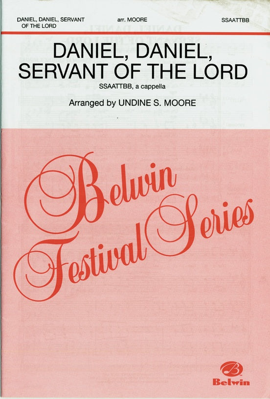 Daniel, Daniel, Servant of the Lord – SSAATTBB, a cappella Choral Octavo (Digital Download)