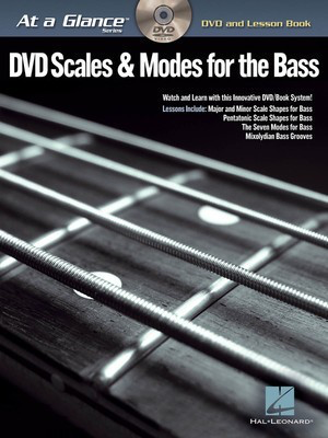 Scales & Modes for Bass - At a Glance - DVD/Book Pack - Bass Guitar Hal Leonard Bass TAB /DVD